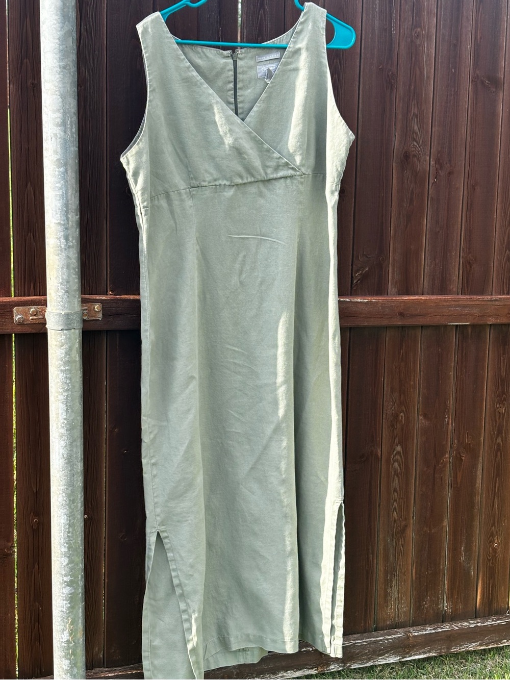 Old Navy Tan Olive Maxi Dress